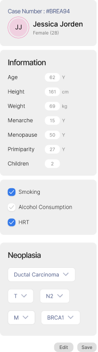 Patient overview panel